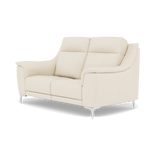 Nicoletti Carmen 2 Seater Sofa - 2 Seater Sofa CB — Feet: Shiny Metal / Torello PS Bianco 93, gallery image 3