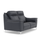 Nicoletti Carmen 2 Seater Sofa - 2 Seater Sofa CB — Feet: Shiny Metal / Torello PS Blu -S 81, gallery image 1