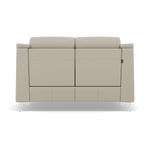 Nicoletti Carmen 2 Seater Sofa - 2 Seater Sofa CB — Feet: Shiny Metal / Torello PS Tortora 328, gallery image 2