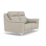 Nicoletti Carmen 2 Seater Sofa - 2 Seater Sofa CB — Feet: Shiny Metal / Torello PS Tortora 328, gallery image 1