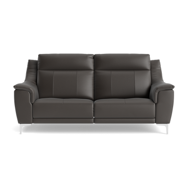 Nicoletti Carmen 3 Seater Sofa - 3 Seater Sofa CB 3 Seater Sofas Sterling Home 1 Feet: Shiny Metal Torello PS Grigio Scuro 327