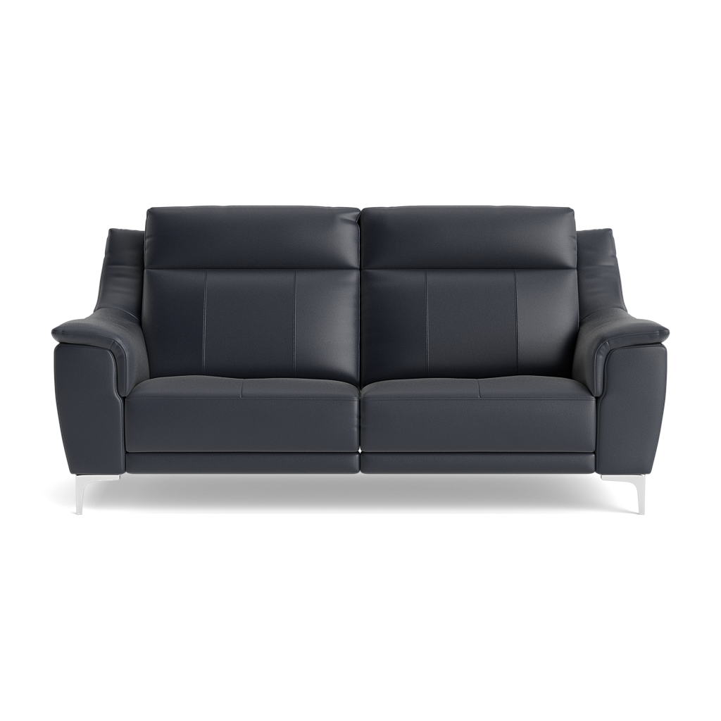 Nicoletti Carmen 3 Seater Sofa - 3 Seater Sofa CB 3 Seater Sofas Sterling Home 8 Feet: Shiny Metal Torello PS Blu -S 81