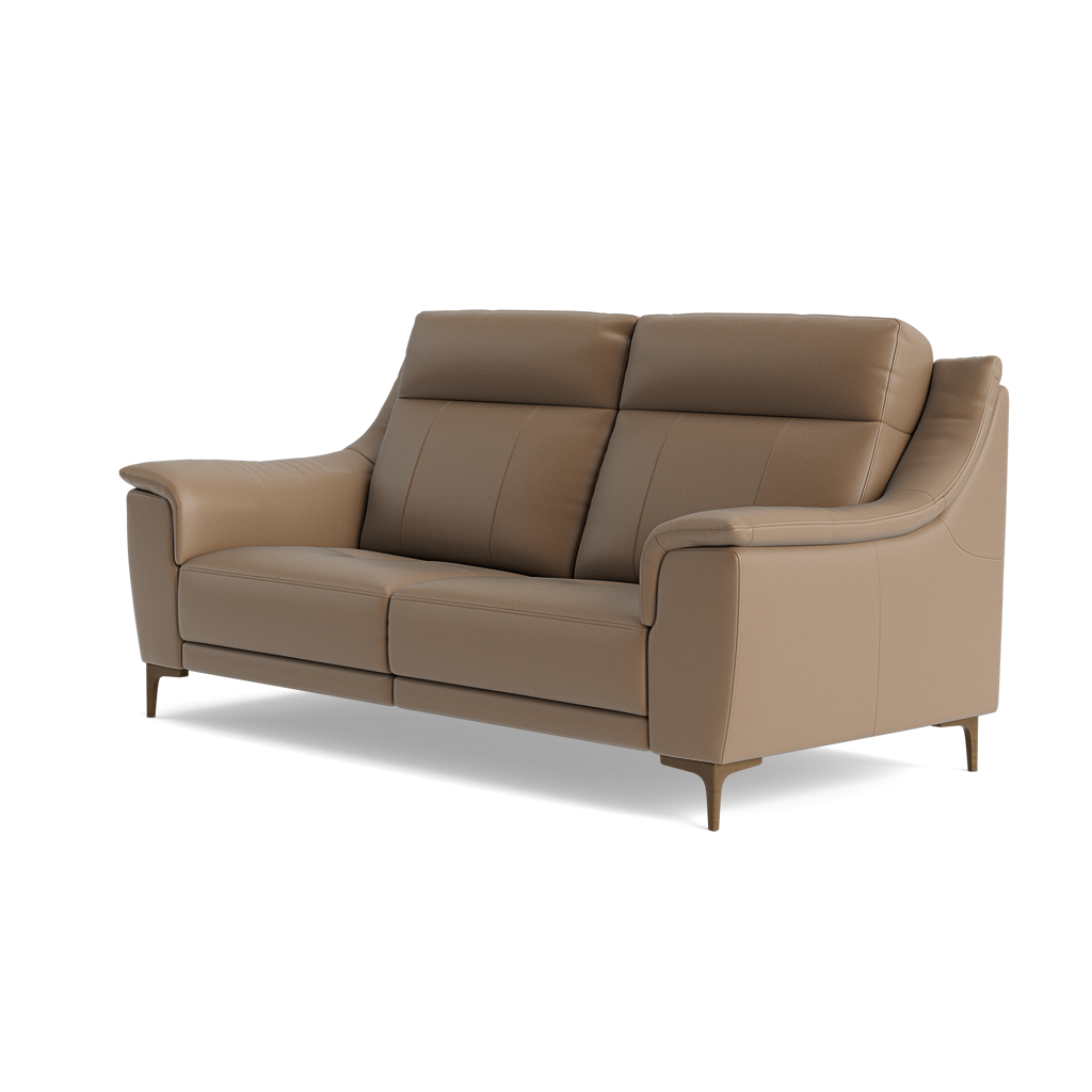 Nicoletti Carmen 3 Seater Sofa - 3 Seater Sofa CB — Feet: Graubraun / Torello PS 312 Taupe, gallery image 3