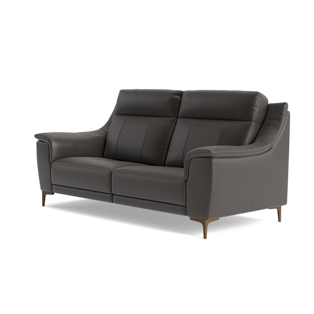 Nicoletti Carmen 3 Seater Sofa - 3 Seater Sofa CB — Feet: Graubraun / Torello PS Grigio Scuro 327, gallery image 3