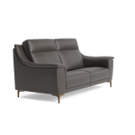 Nicoletti Carmen 3 Seater Sofa - 3 Seater Sofa CB — Feet: Graubraun / Torello PS Grigio Scuro 327, gallery image 1