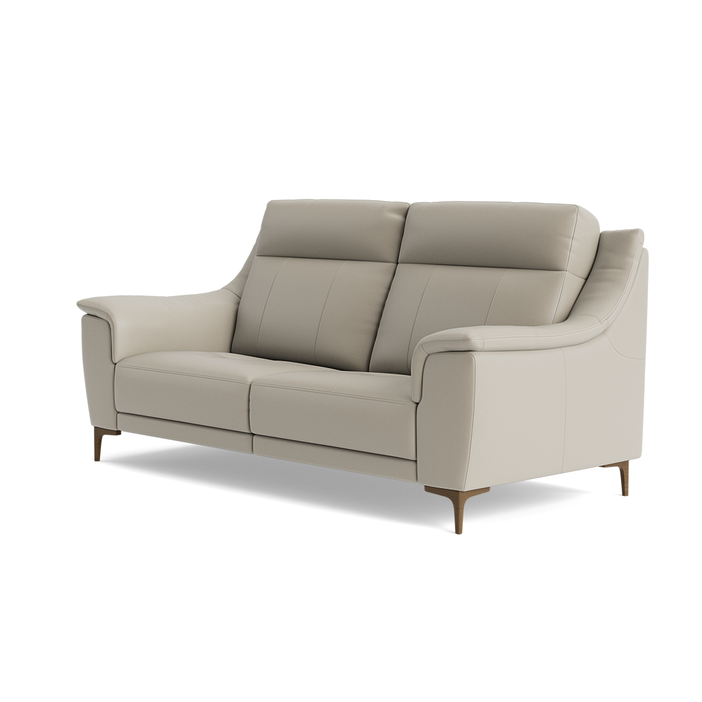 Nicoletti Carmen 3 Seater Sofa - 3 Seater Sofa CB — Feet: Graubraun / Torello PS Tortora 328, gallery image 3