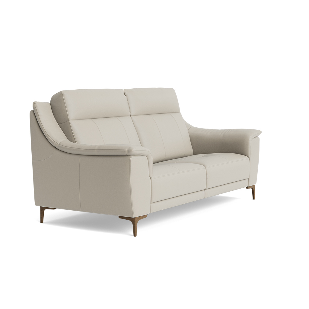 Nicoletti Carmen 3 Seater Sofa - 3 Seater Sofa CB — Feet: Graubraun / Torello PS Tortora 328, gallery image 1