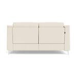 Nicoletti Carmen 3 Seater Sofa - 3 Seater Sofa CB — Feet: Shiny Metal / Torello PS Bianco 93, gallery image 2