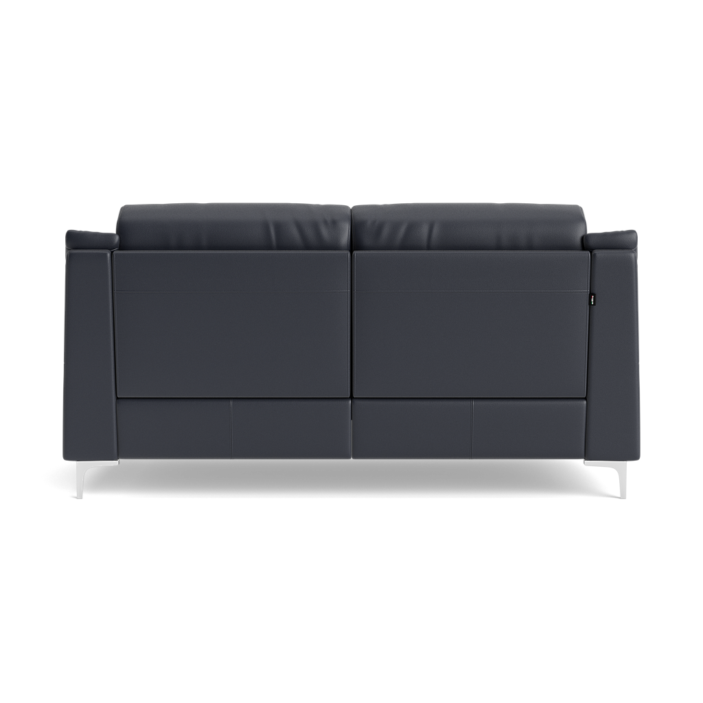 Nicoletti Carmen 3 Seater Sofa - 3 Seater Sofa CB — Feet: Shiny Metal / Torello PS Blu -S 81, gallery image 2