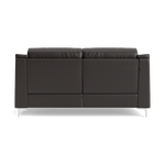 Nicoletti Carmen 3 Seater Sofa - 3 Seater Sofa CB — Feet: Shiny Metal / Torello PS Chocol -S 91, gallery image 2