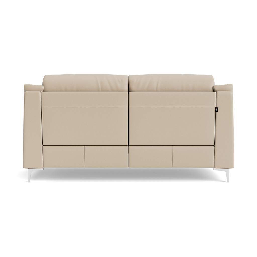 Nicoletti Carmen 3 Seater Sofa - 3 Seater Sofa CB — Feet: Shiny Metal / Torello PS Fango 352, gallery image 2