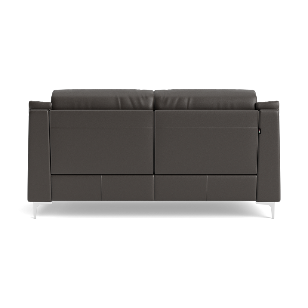 Nicoletti Carmen 3 Seater Sofa - 3 Seater Sofa CB — Feet: Shiny Metal / Torello PS Grigio Scuro 327, gallery image 2