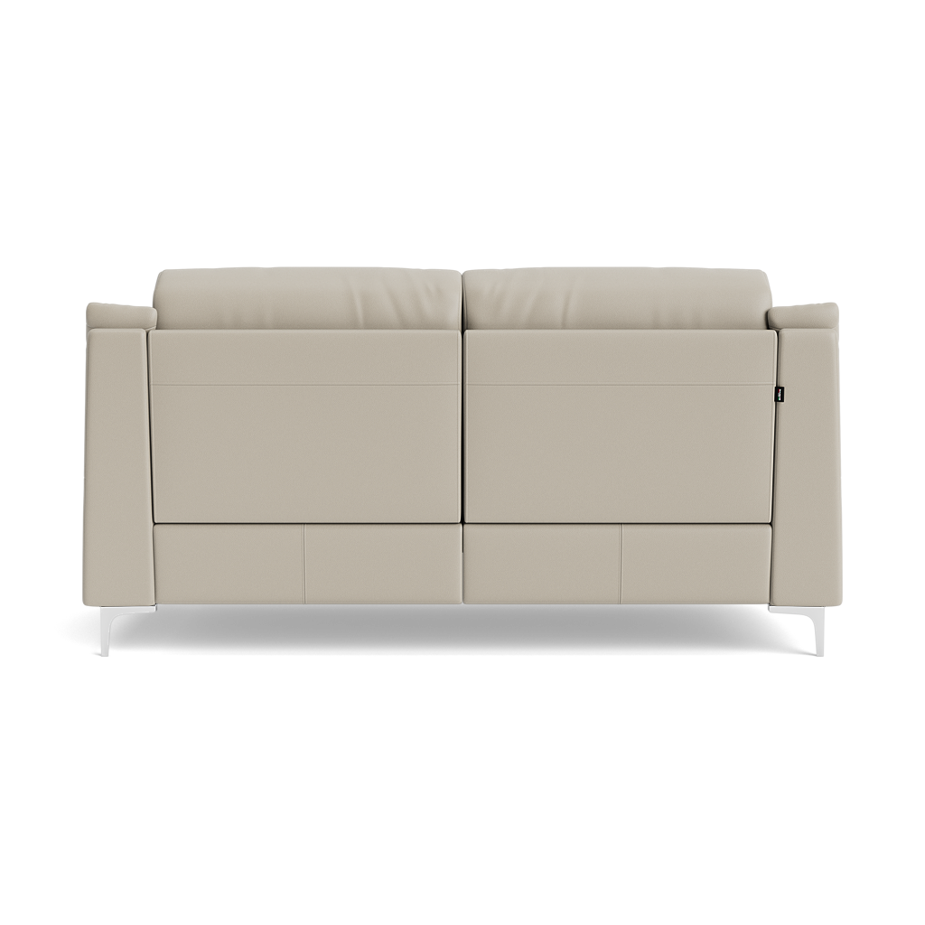 Nicoletti Carmen 3 Seater Sofa - 3 Seater Sofa CB — Feet: Shiny Metal / Torello PS Tortora 328, gallery image 2