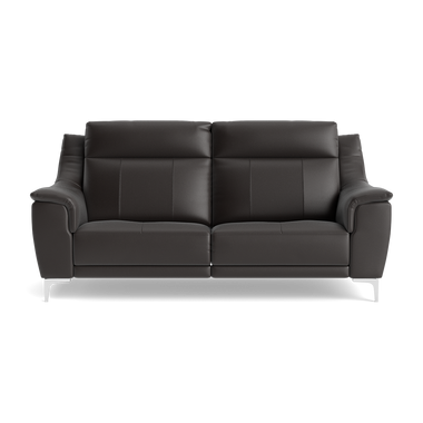 Nicoletti Carmen 3 Seater Sofa - 3 Seater Sofa CB 3 Seater Sofas Sterling Home 7 Feet: Shiny Metal Torello PS Chocol -S 91