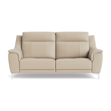 Nicoletti Carmen 3 Seater Sofa - 3 Seater Sofa CB 3 Seater Sofas Sterling Home 6 Feet: Shiny Metal Torello PS Fango 352