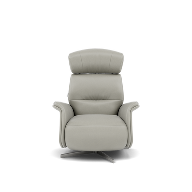 Nicoletti Happiness Recliner Armchair - Power Chair with Metal Base CB Armchairs Sterling Home 1 Macao Ice 371