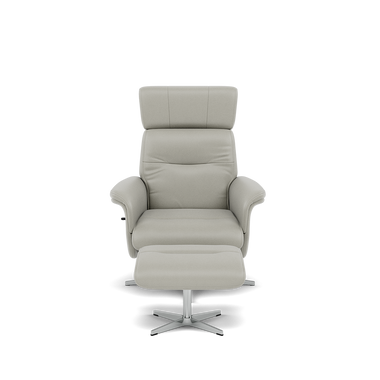 Nicoletti Love Recliner Armchair & Footstool - Manual Chair & Stool CB Armchairs Sterling Home 2 Macao Ice 371