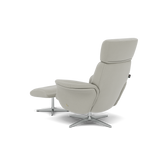Nicoletti Love Recliner Armchair & Footstool - Manual Chair & Stool CB — Macao Ice 371, gallery image 3