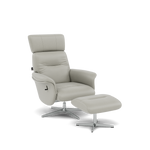 Nicoletti Love Recliner Armchair & Footstool - Manual Chair & Stool CB — Macao Ice 371, gallery image 1