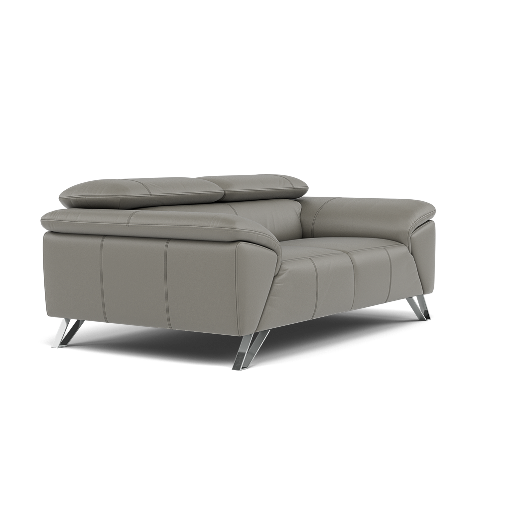 Nicoletti Puccini 2 Seater Sofa - 2 Seater Sofa CB — Torello Iron 364, gallery image 1