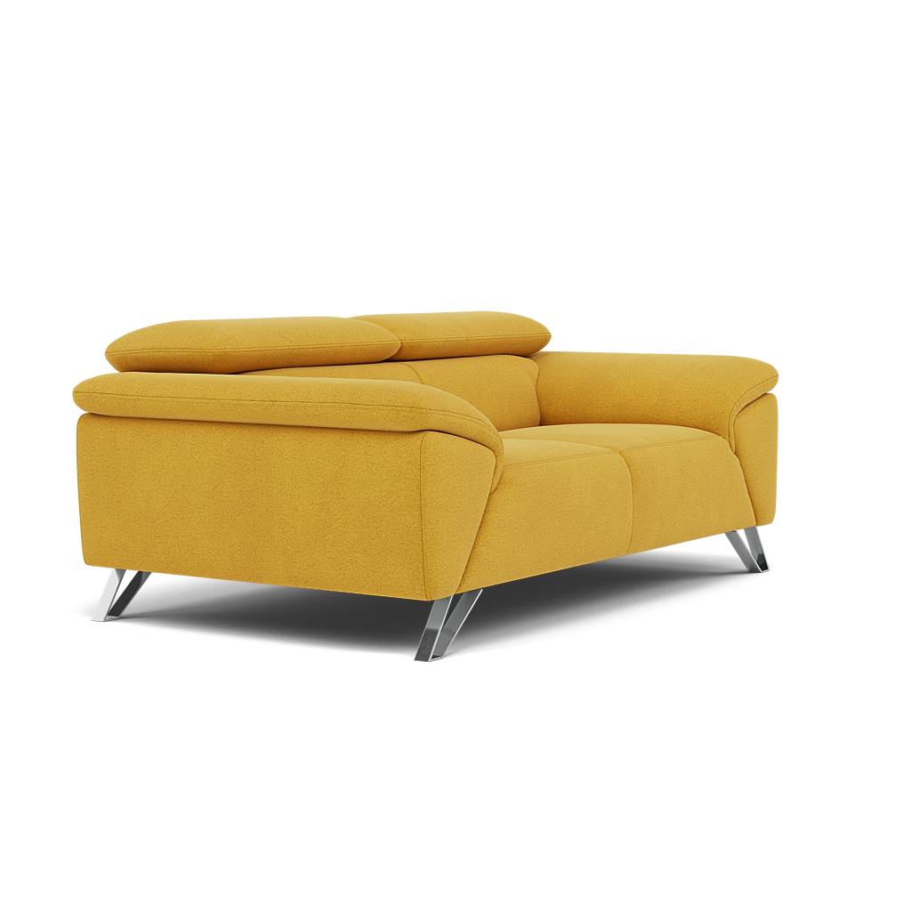 Nicoletti Puccini 2 Seater Sofa - 2 Seater Sofa NA — Fuente FR Mostaza, gallery image 1