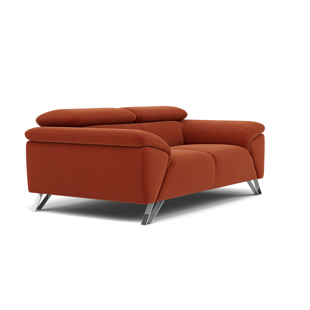 Nicoletti Puccini 2 Seater Sofa - 2 Seater Sofa NC — Selma FR Mattone V.3925, gallery image 1