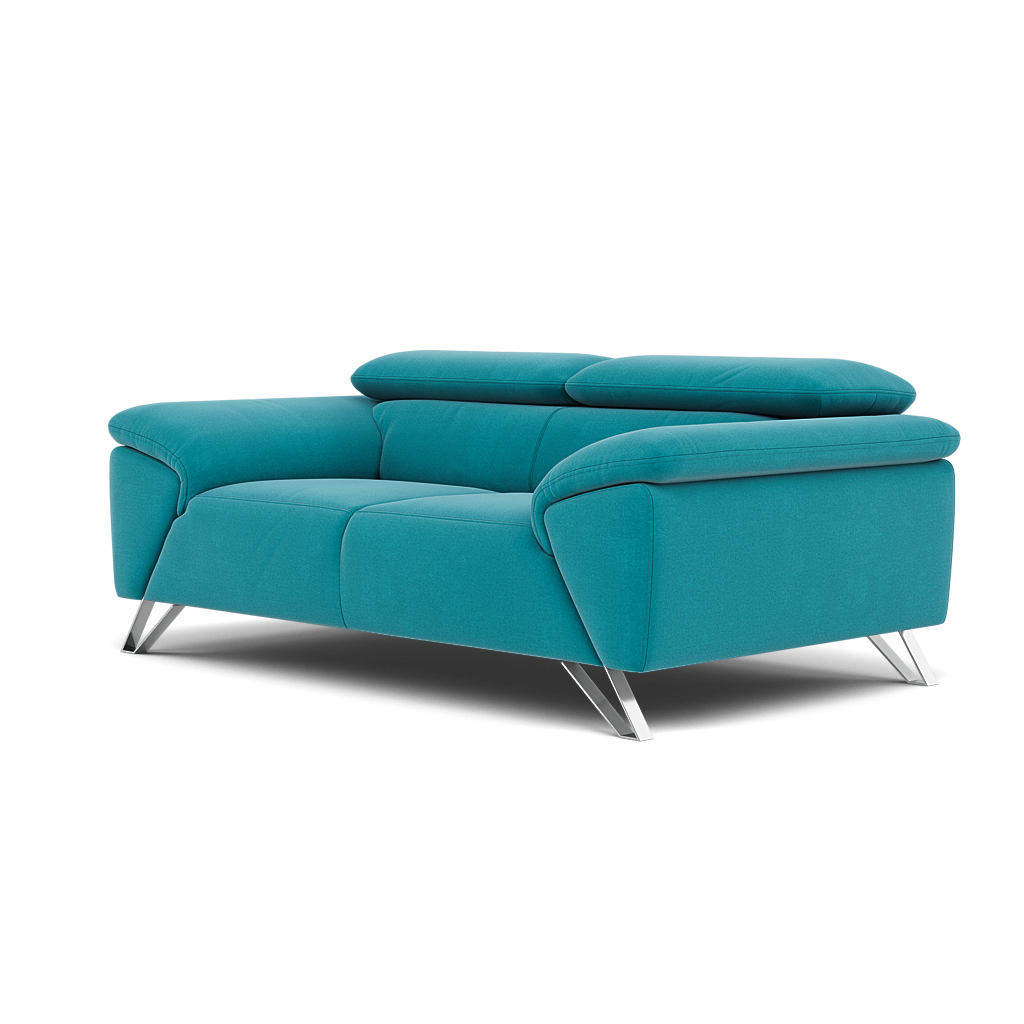 Nicoletti Puccini 2 Seater Sofa - 2 Seater Sofa NC — Selma FR Turchese V.3930, gallery image 3