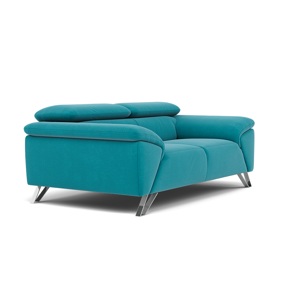 Nicoletti Puccini 2 Seater Sofa - 2 Seater Sofa NC — Selma FR Turchese V.3930, gallery image 1