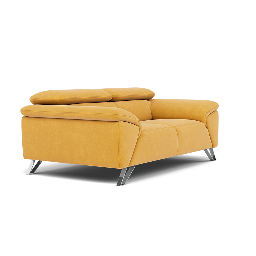 Nicoletti Puccini 2 Seater Sofa - 2 Seater Sofa ND — Flambe 4310-26 Ocra, gallery image 1