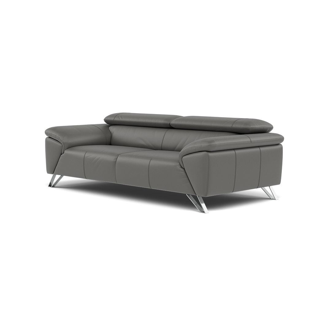 Nicoletti Puccini 3 Seater Sofa - 3 Seater Sofa CB — Torello Grigio (Grey) 329, gallery image 3