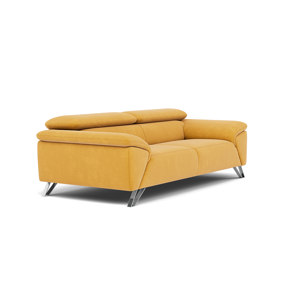 Nicoletti Puccini 3 Seater Sofa - 3 Seater Sofa ND — Flambe 4310-26 Ocra, gallery image 1