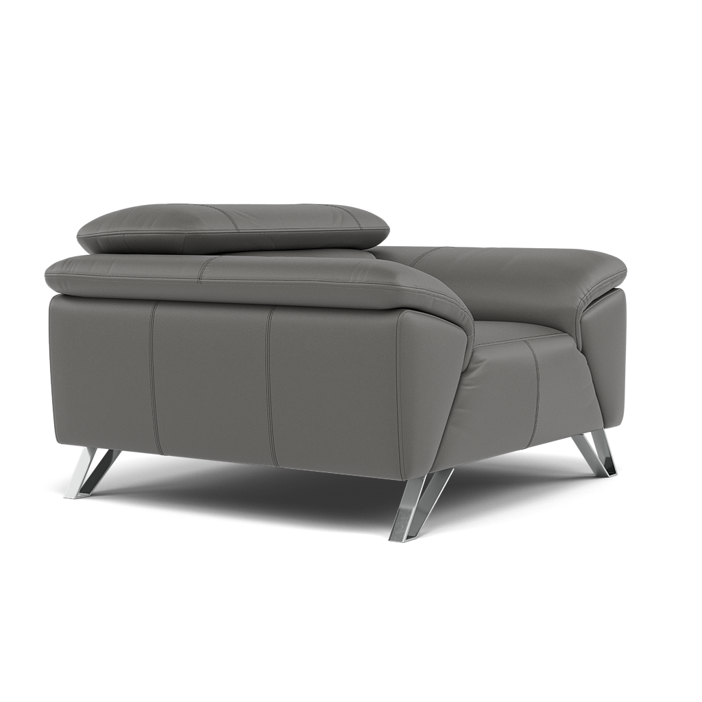Nicoletti Puccini Armchair - Armchair CB — Torello Grigio (Grey) 329, gallery image 1