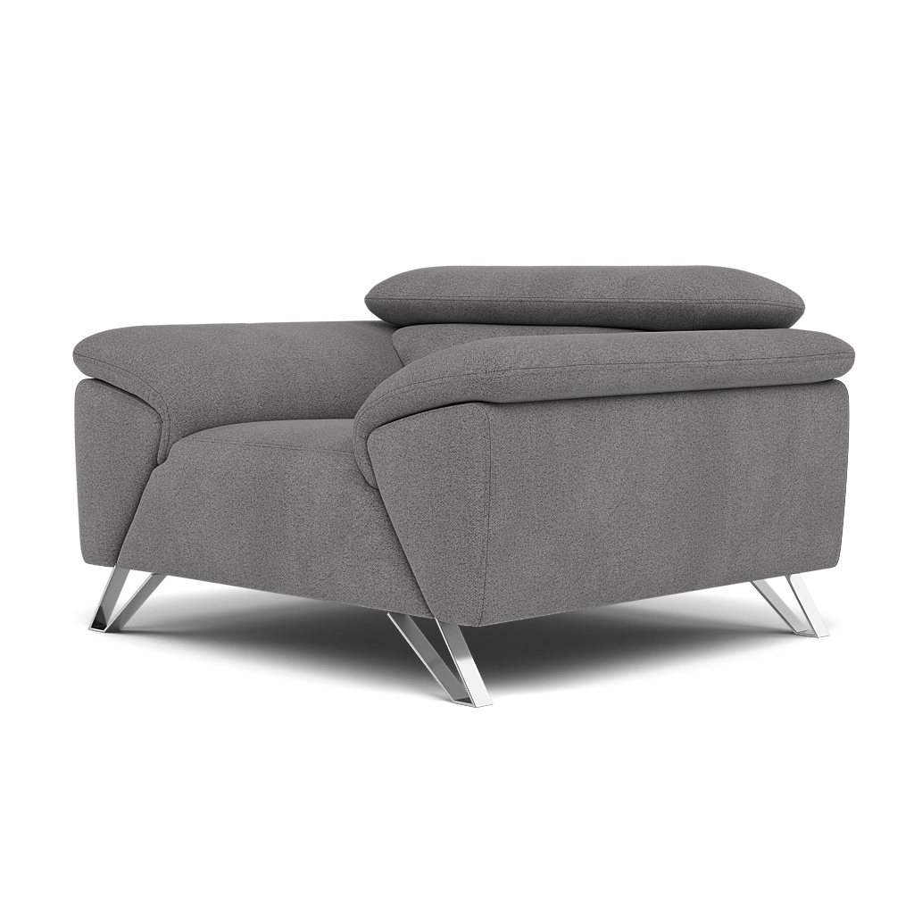 Nicoletti Puccini Armchair - Armchair NA — Fuente FR Anthracite, gallery image 3