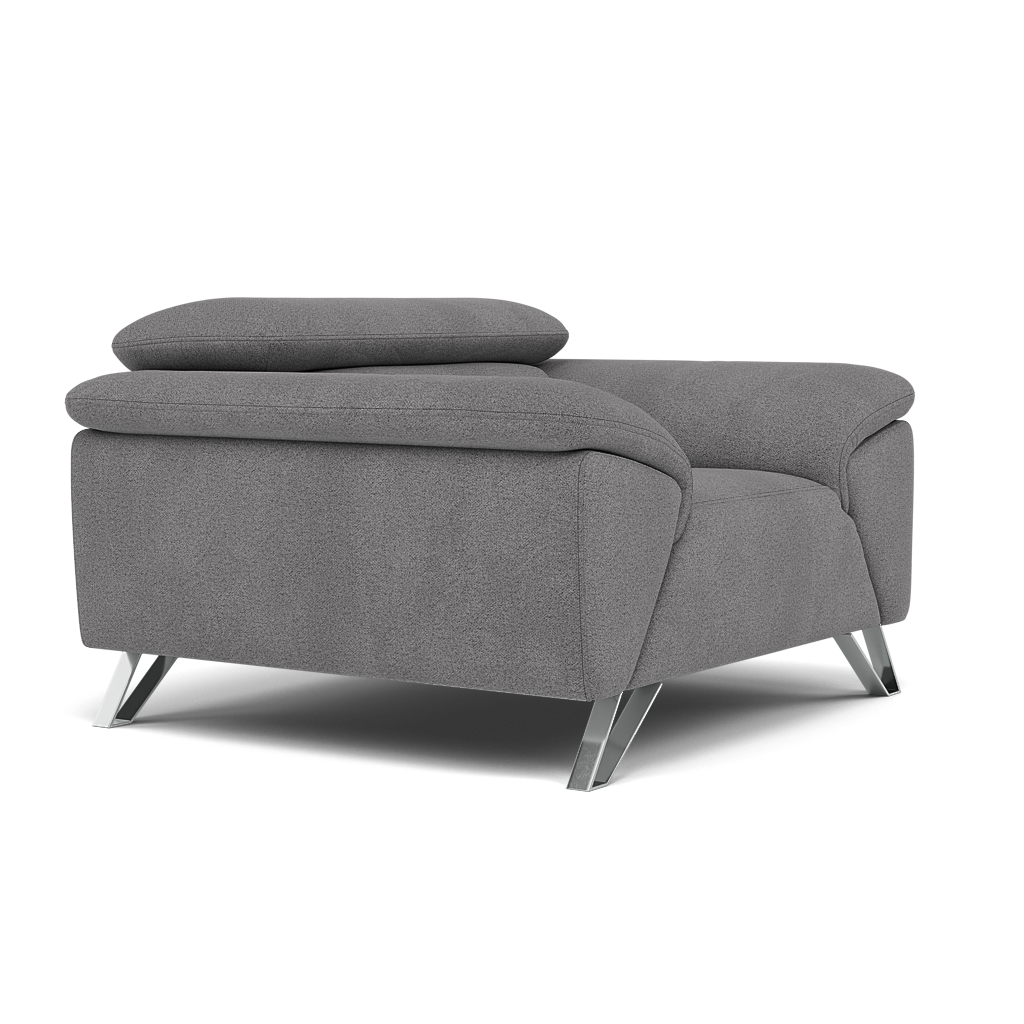 Nicoletti Puccini Armchair - Armchair NA — Fuente FR Anthracite, gallery image 1