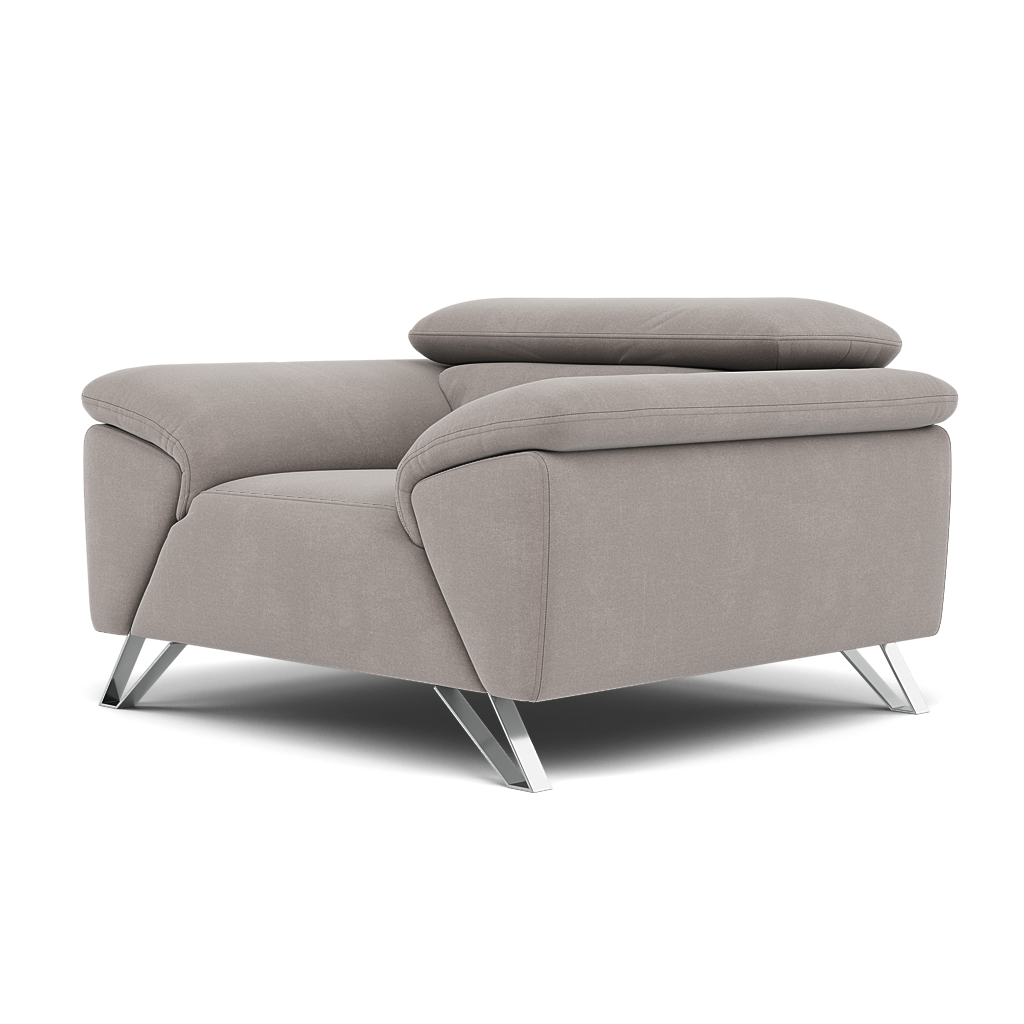Nicoletti Puccini Armchair - Armchair NC — Selma FR Grigio V.3938, gallery image 3