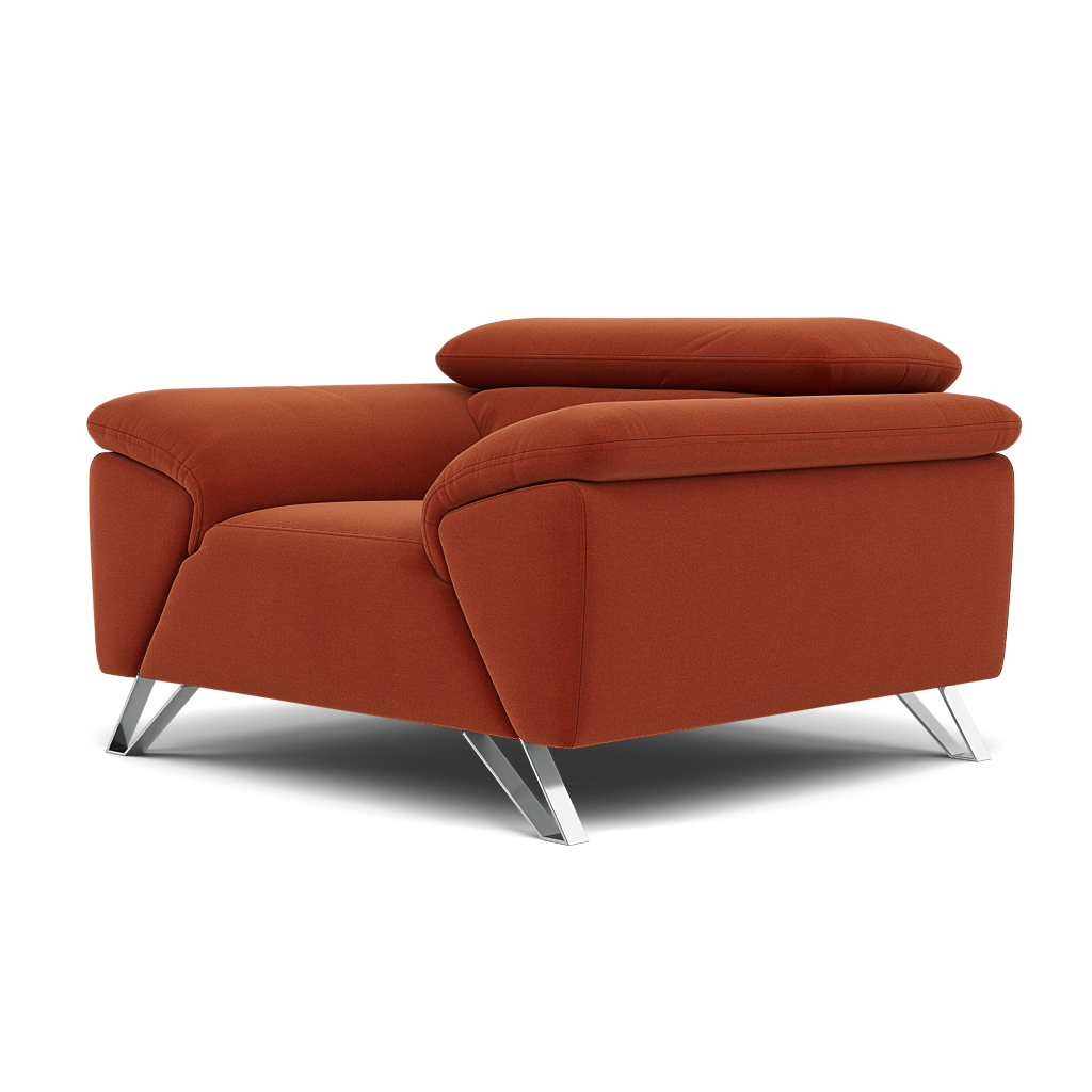 Nicoletti Puccini Armchair - Armchair NC — Selma FR Mattone V.3925, gallery image 3