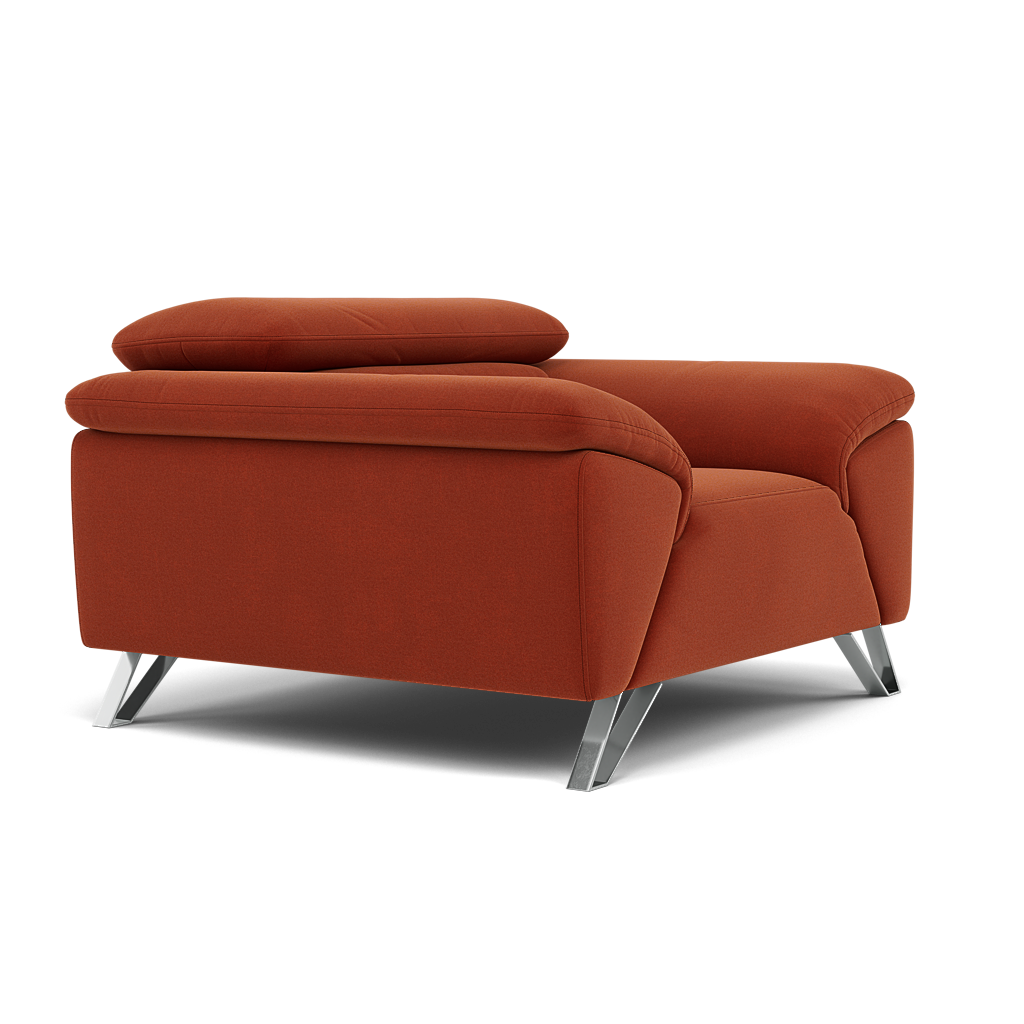 Nicoletti Puccini Armchair - Armchair NC — Selma FR Mattone V.3925, gallery image 1