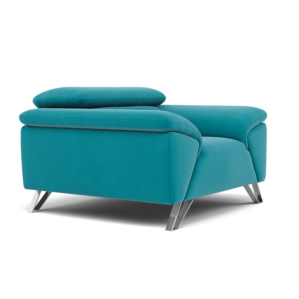 Nicoletti Puccini Armchair - Armchair NC — Selma FR Turchese V.3930, gallery image 1