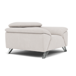 Nicoletti Puccini Armchair - Armchair ND — Flambe 4310-05 Ghiaccio, gallery image 1