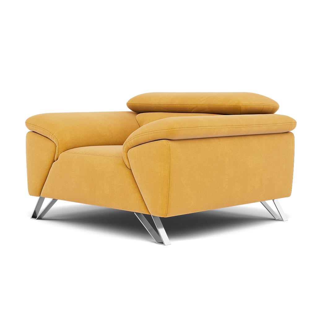 Nicoletti Puccini Armchair - Armchair ND — Flambe 4310-26 Ocra, gallery image 3
