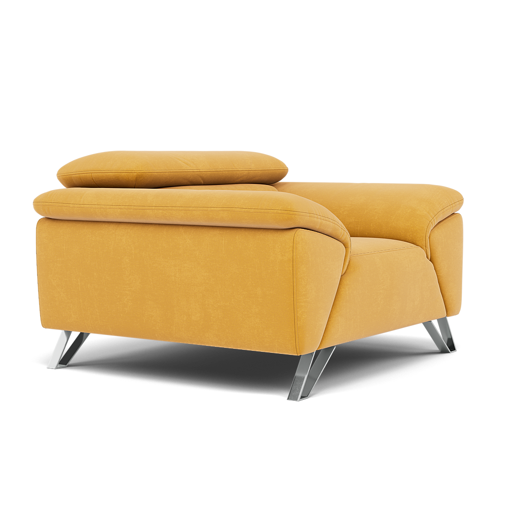 Nicoletti Puccini Armchair - Armchair ND — Flambe 4310-26 Ocra, gallery image 1