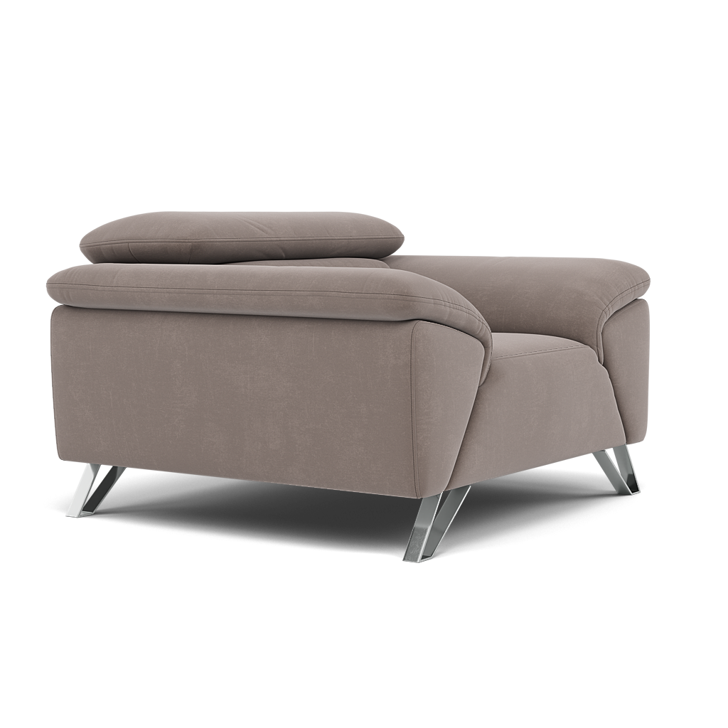 Nicoletti Puccini Armchair - Armchair ND — Flambe 4310-35 Tortora, gallery image 1
