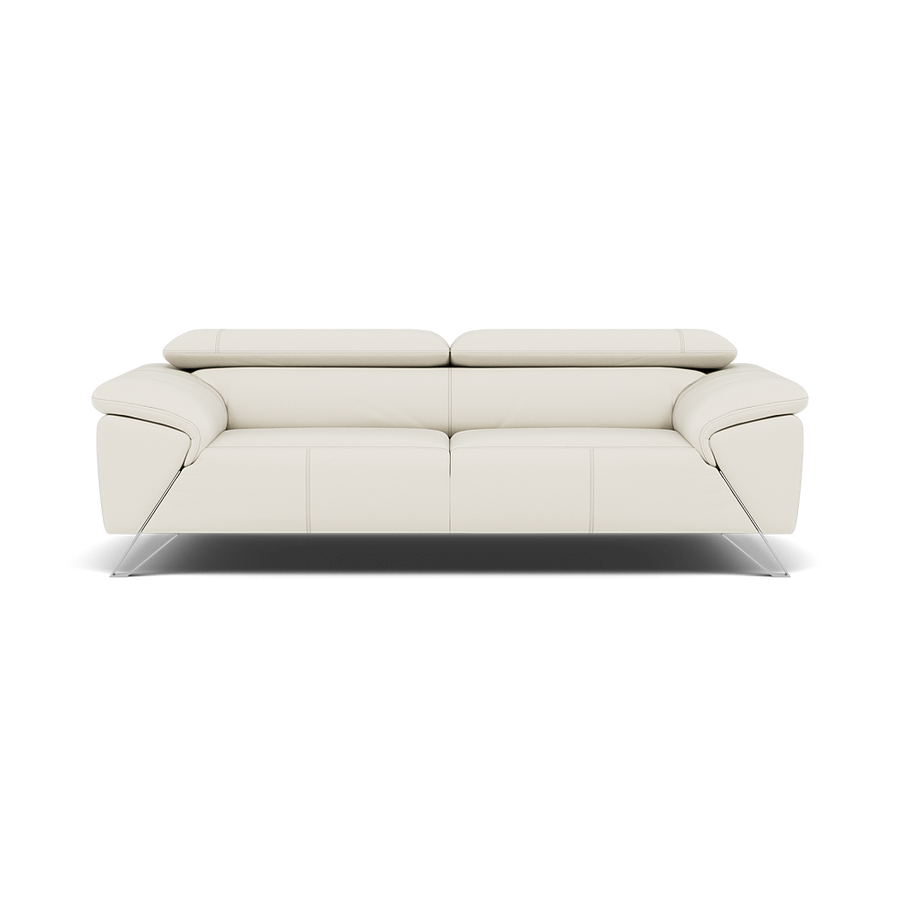 Nicoletti Puccini Small 3 Seater Sofa - 2.5 Seater Sofa BS Sterling Home Torello Bianco Ottico C 1