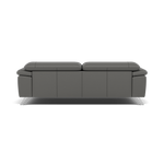 Nicoletti Puccini Small 3 Seater Sofa - 2.5 Seater Sofa CB — Torello Grigio (Grey) 329, gallery image 2