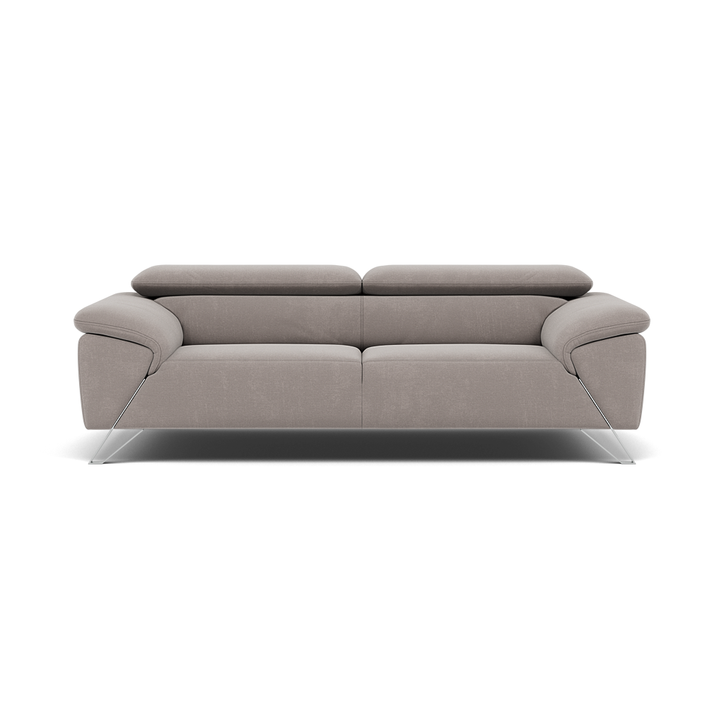 Nicoletti Puccini Small 3 Seater Sofa - 2.5 Seater Sofa NC 3 Seater Sofas Sterling Home 1 Selma FR Grigio V.3938