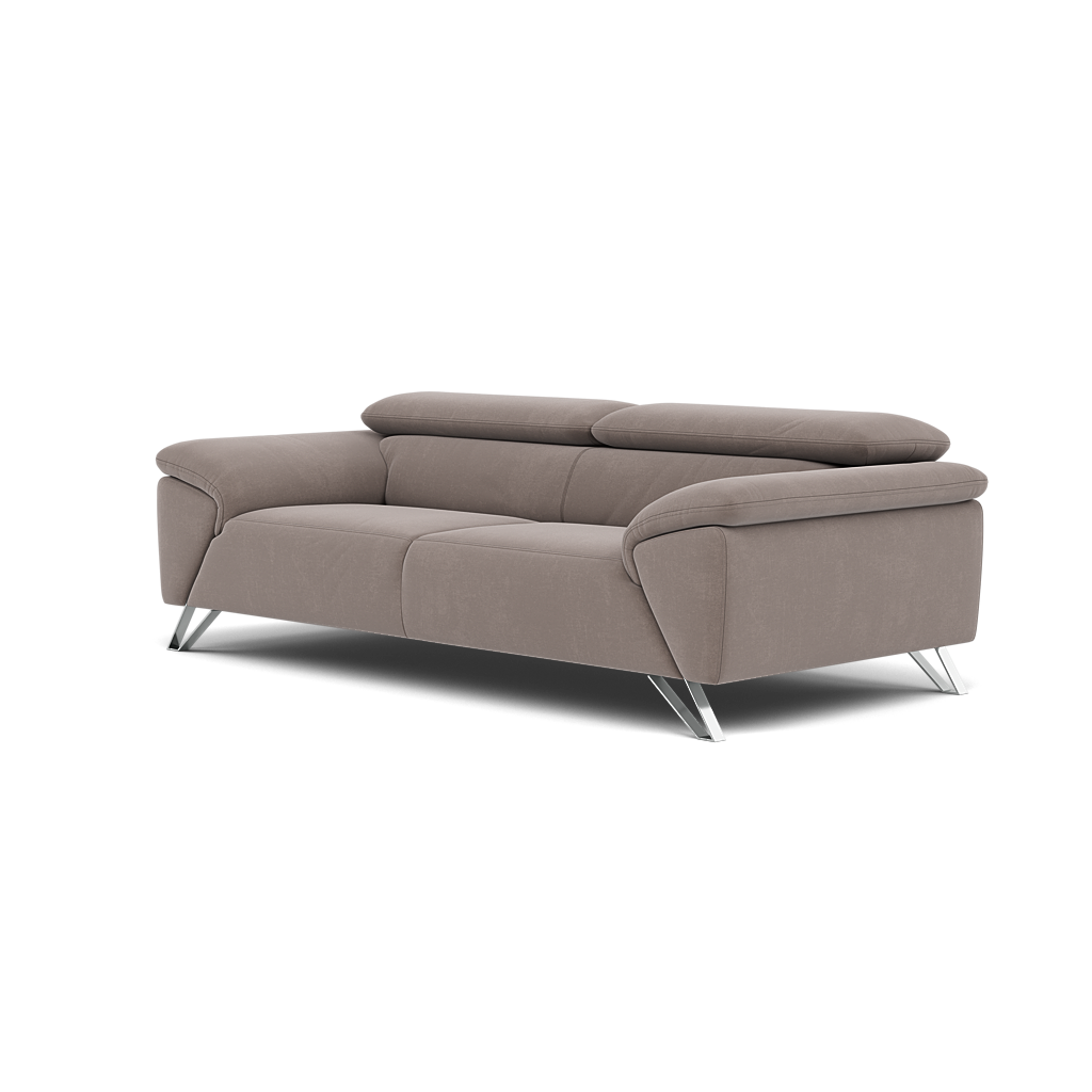 Nicoletti Puccini Small 3 Seater Sofa - 2.5 Seater Sofa ND — Flambe 4310-35 Tortora, gallery image 3