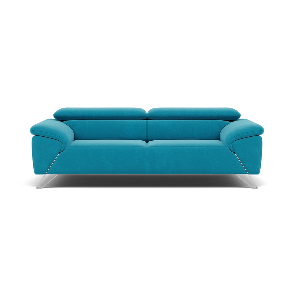 Nicoletti Puccini Small 3 Seater Sofa - 2.5 Seater Sofa ND 3 Seater Sofas Sterling Home 5 Flambe 4310-50 Turchese