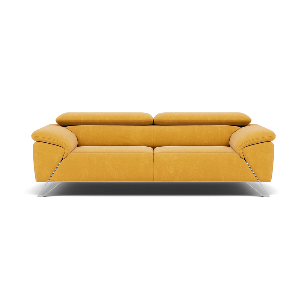 Nicoletti Puccini Small 3 Seater Sofa - 2.5 Seater Sofa ND 3 Seater Sofas Sterling Home 3 Flambe 4310-26 Ocra