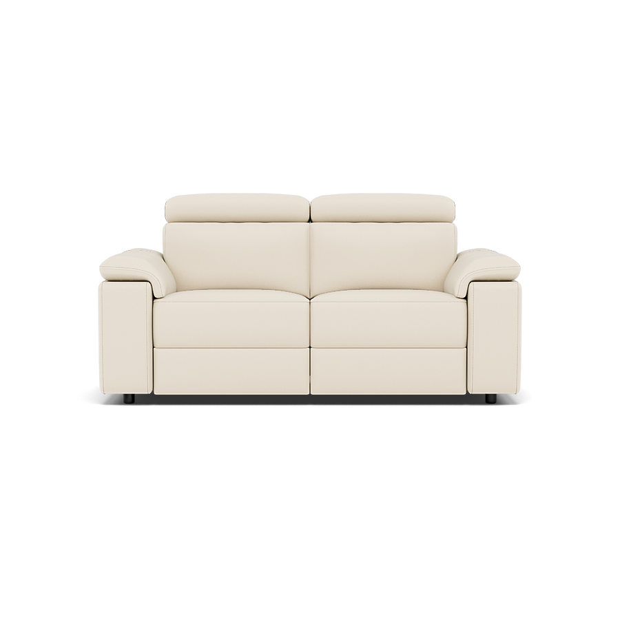 Nicoletti Rossini II 2 Seater Recliner Sofa - 2 Seater Double Power Recliner CB Torello Sofas Sterling Home Torello PS Bianco 93 1