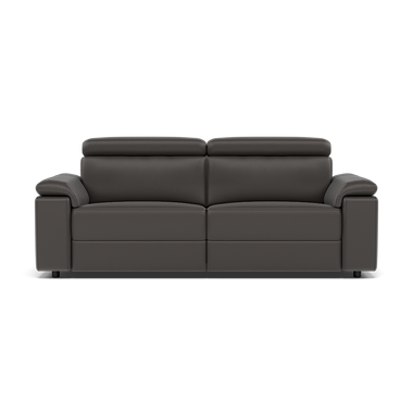 Nicoletti Rossini II 3 Seater Recliner Sofa - 3 Seater Double Power Recliner CB Torello 3 Seater Sofas Sterling Home 1 Torello PS Grigio Scuro 327